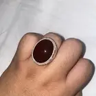 خاتم عقيق يماني كبدي