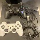 بلاستيشن 3 مع يدين وشاحن والعاب مثل درايفر وتومب رايدر الخ