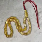 سبحة مسباح كهرمان طبيعي حر 24قرام