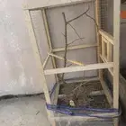 قفص لطيور النوه خشاب