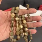 سبحة من جلد الذيب الطبيعي لون وخامه