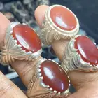 خاتم عقيق يماني كبدي حمادة vip ( 4 خواتم )