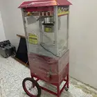 عربة لصنع الفشار بحاله ممتازه