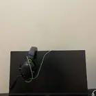 شاشة قيمنق وطاوله وسماعه وماوس وساعه