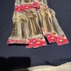 طقم ملاعق ذهبية شوك ذهبية للحلى جديدة من العويس