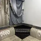كنب مغربي مع الطاولات والستاره للبيع بشكل عاجل تم تخفيض السع