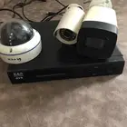 اربع كاميرات مراقبه مع جهاز التسجيل