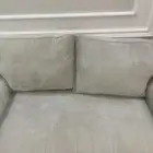 طقم كنب خمسه قطع مع بوفه كنب شبه جديد