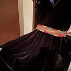 جلابيه مخمل بحزام