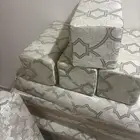 جلسة أرضية على شكل حرف يو   طاولة تلفزيون   كواي هام كبيرة