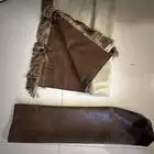 سجادة جلد مع جراب جلد