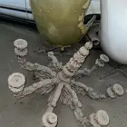 نجفة ( ثريا ) خشب قديمة جدا