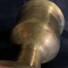 نجر تراثي قديم محزز نحاس أحمر مقاس وسط بدون يد