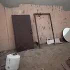 باب حديد مع الحلق