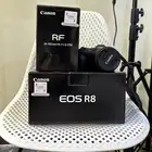 للبيع كاميرا canon EOS R8   عدسة CANON RF 24 -105 mm