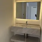 مغسله بديل رخام رمادي بيج