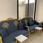 كنب مصري جديد حرف يو كامل مع 7 صغيره وثنتين كبيره ماستخدم
