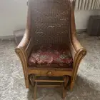 كرسي هزاز خشبي