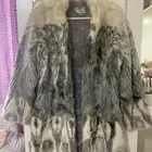 معطف فرو شتوي نسائي جديد مقاس L السعر 150