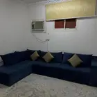 كنب 3 2 ازرق نظيف المجمعة مع الموكيت