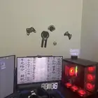 بي سي مع طاوله L وكرسي قيمنق وشاشتين قيمنق