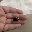 خاتم فضه عقيق مخلب للبيع