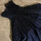 فستان سهرة لذوق الرفيع  اللون كحلي انيق جدا لبسه وحده