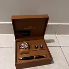 طقم ساعه وقلم وكبك رجالي