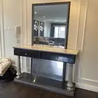 مراية ممر مع درجين