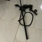 اثاث متنوع باب حديد مع انجيلة وعشب صناعي