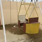 مرجيحه سفينه صغيره مع مرجيحه عاديه للبيع