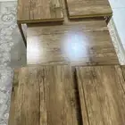 طاولة قهوة مع اربع خدمة