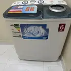 غسالة 6 كيلو بحالة جيدة لم تستخدم