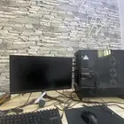 بي سي للبيع مع شاشه و كيبورد مكانيكي جديد ماله سنه