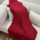 فستان احمر مقاس M