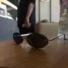 نظارة بيضاوية براند فخمة