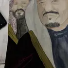 رسمت الملك سلمان ولي العهد محمد بن سلمان حفضه الله