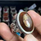خاتم عقيق يماني مصور ( خام صعب )