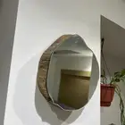 خشب طبيعي مراية