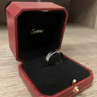 خاتم ذهب ابيض كارتير رجالي (اصلي)