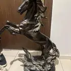 مجسم حصان للبيع 170 ريال وطاوله وكرسي ثلاثي للحديقه حديد 13