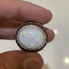 خاتم أوبال أثيوبي أبيض