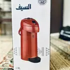 ترمس ضغط لون أحمر من السيف 1.9 لتر (استعمال جديد)