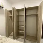 سرير حديد دورين مراتب دولاب مخدات