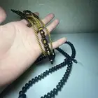 سبحة يسر مذهب خراطة تيجانية فل فير ب 3عدادات وراهي