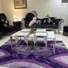 مجلس كنب مع السجاد والطاولات