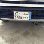 لوحه مميزه تحمل اسم ب د ى 4300 للبيع لايوجود سوم