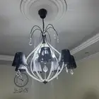ثريا مع شمعدان ايكياءاستخدام قلقل