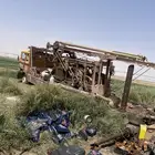 حفار ابار فرار ودقاق في عنز والخرما