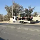 سطحه مسقس لنقل المعدات المتعطله مكرة سحب